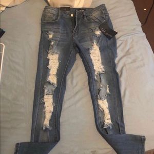 Fashion nova blue jeans